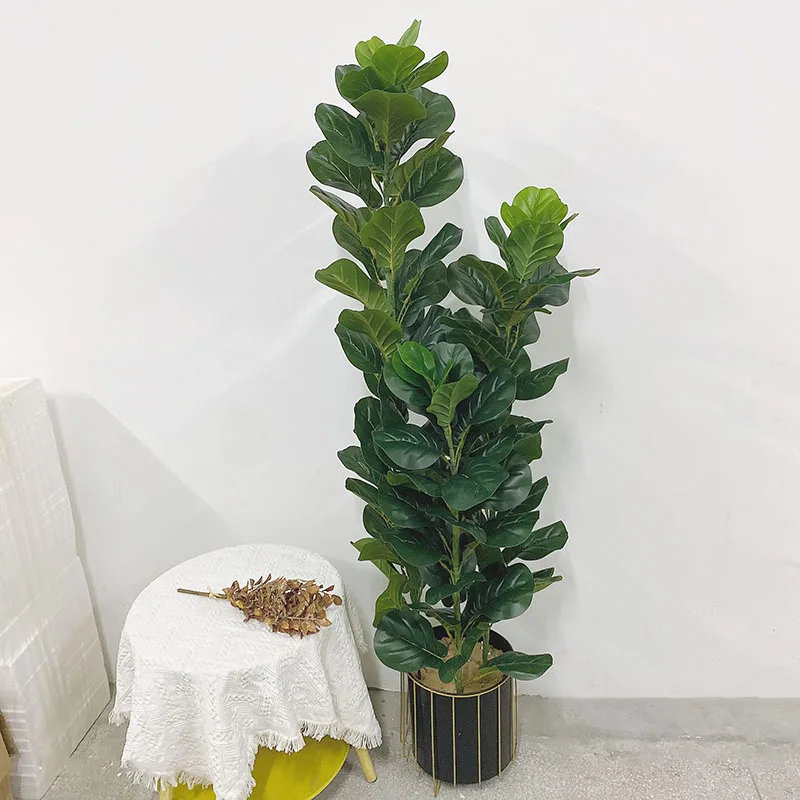 Искусственное тропическое дере – обзор и цена Ficus Lyrata Tree